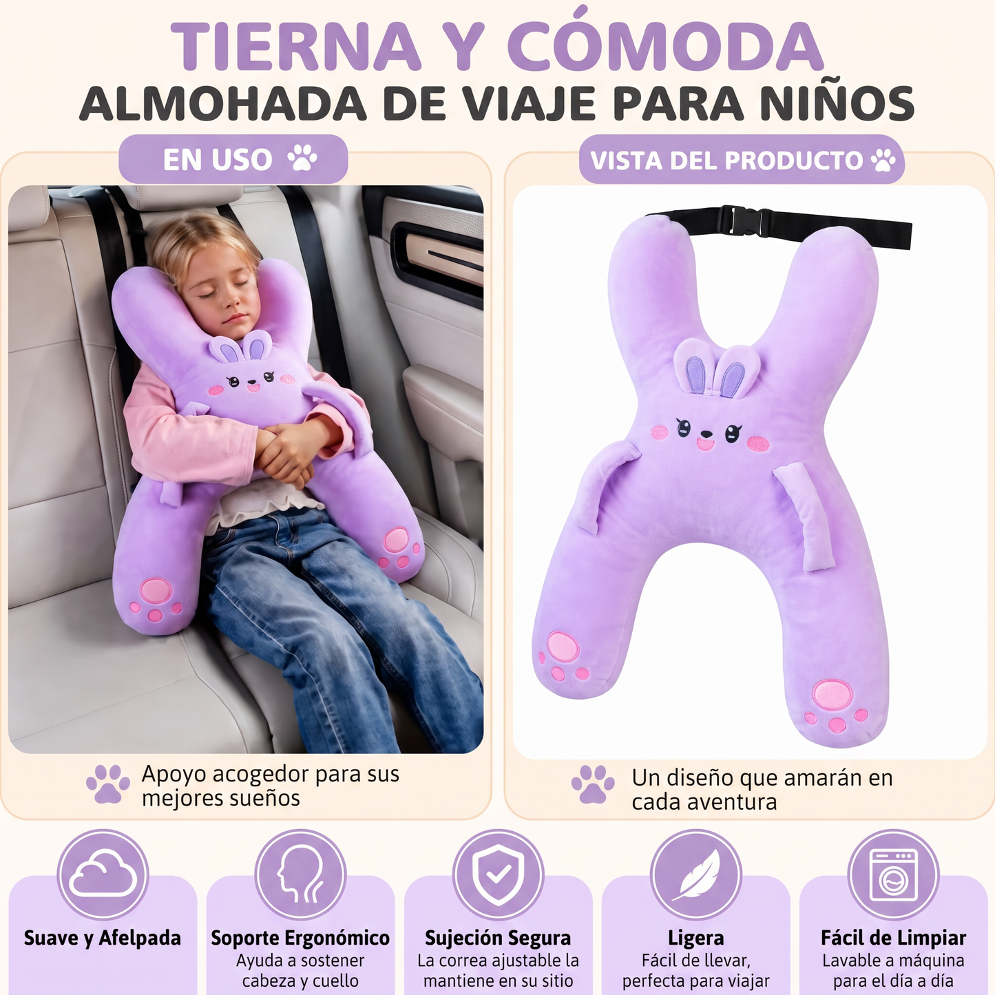 Almohada Cervical para Niños